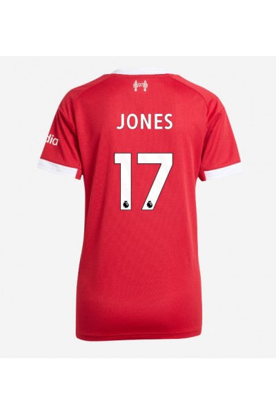 Liverpool Curtis Jones #17 Jalkapallovaatteet Naisten Kotipaita 2025-26 Lyhythihainen Liverpool Curtis Jones #17 Jalkapallovaatteet Naisten Kotipaita 2025-26 Lyhythihainen